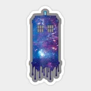 Galaxy Tardis Sticker